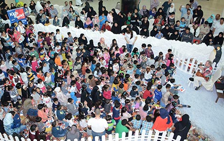 Kevin Graal storytelling with British Council