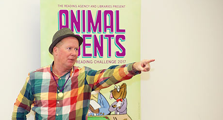 Kevin Graal storytelling at Summer Reading Challenge