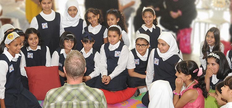 Kevin Graal storytelling in schools